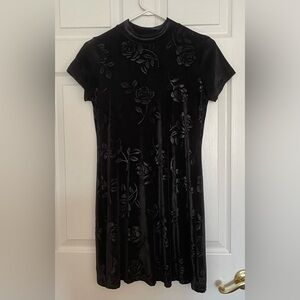 Vintage LBD with floral pattern detail